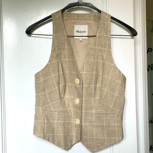 Madewell Linen Vest